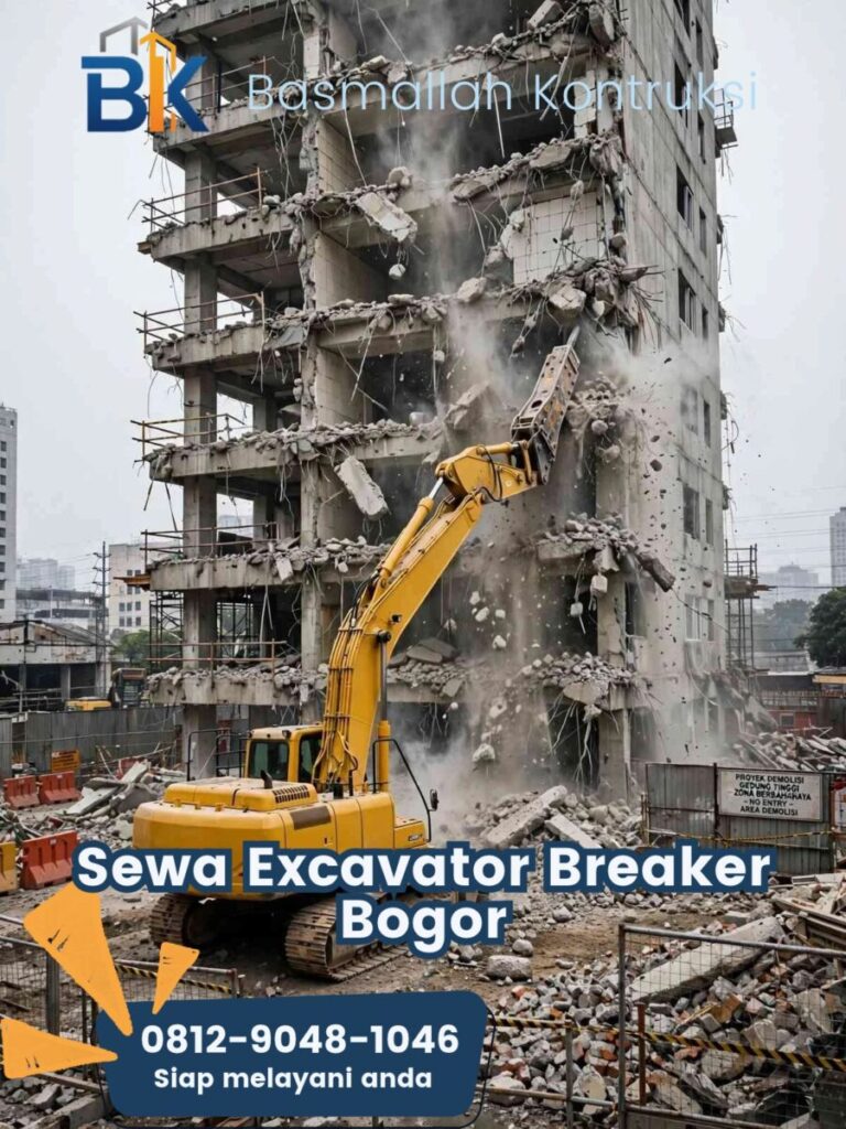 Sewa Excavator Breaker Bogor
