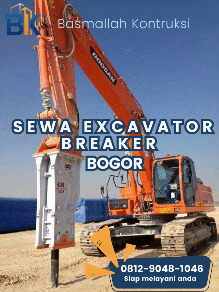 Sewa Excavator Breaker Bogor