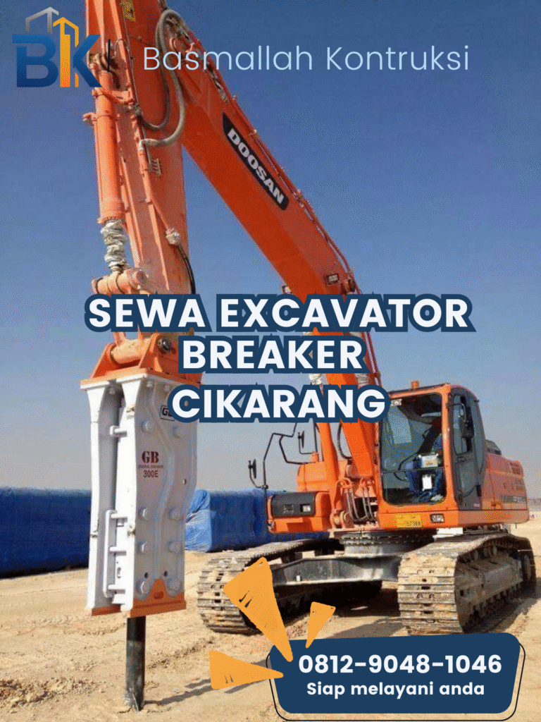 Sewa Excavator Breaker Cikarang