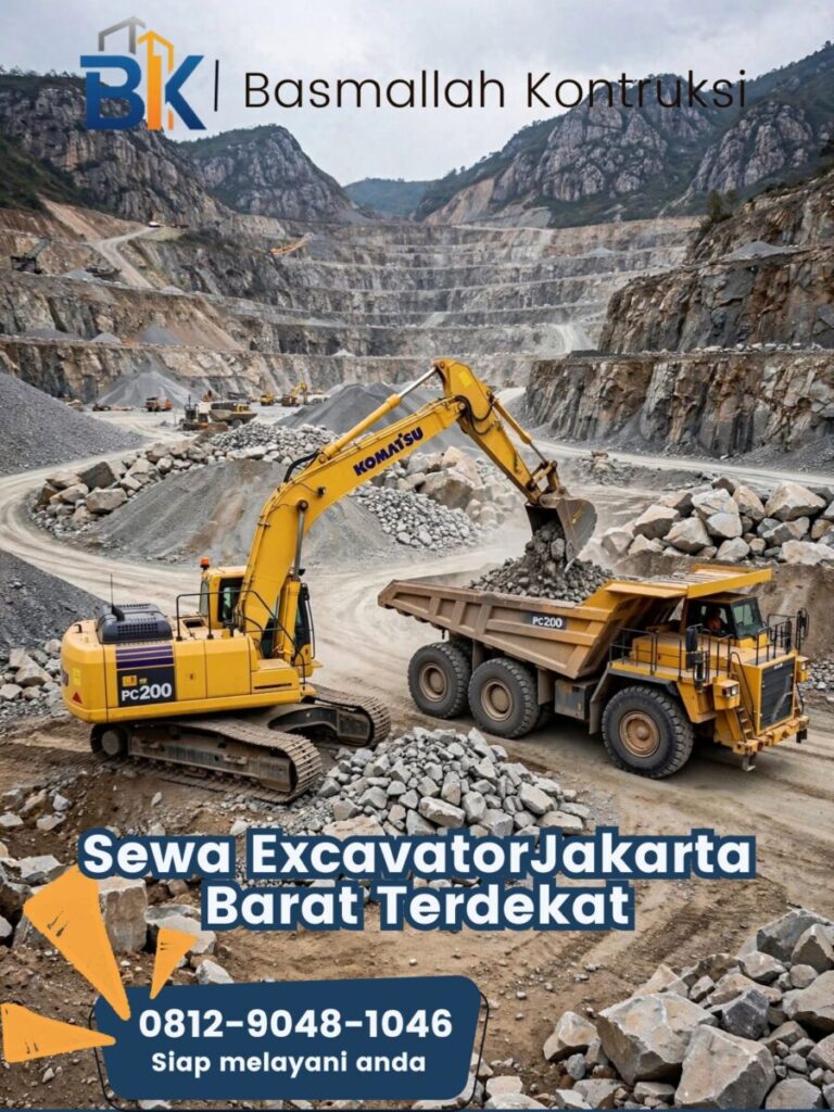 Sewa Excavator Jakarta Barat Terdekat