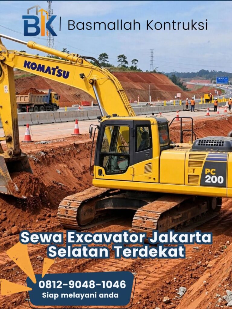 Sewa Excavator Jakarta Selatan Terdekat