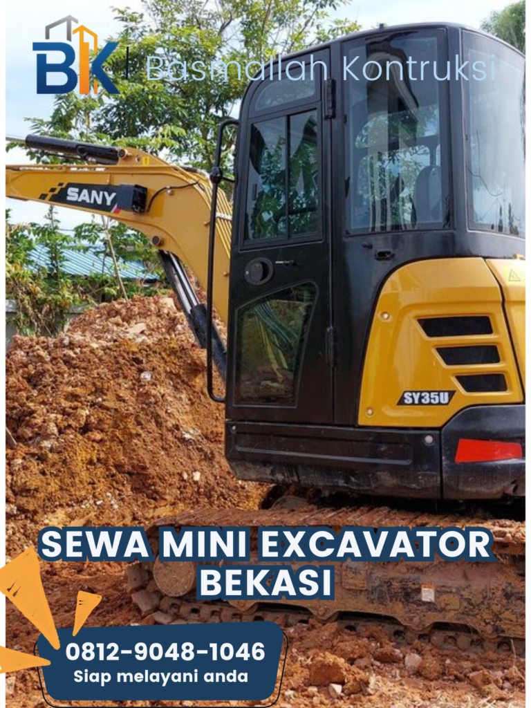 Sewa Mini Excavator Bekasi