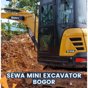 Sewa Mini Excavator Bogor