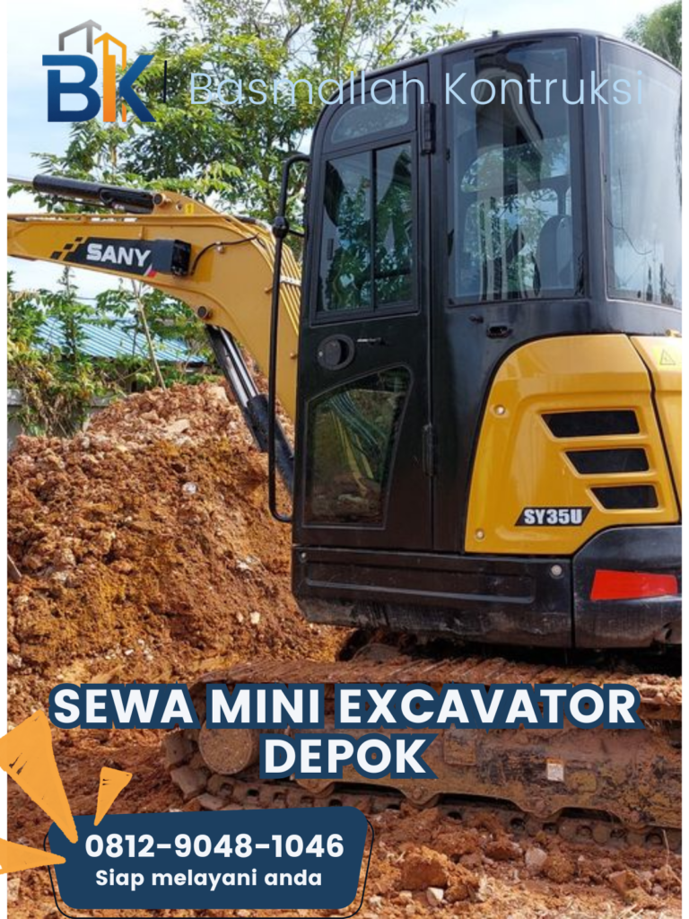 Sewa Mini Excavator Depok