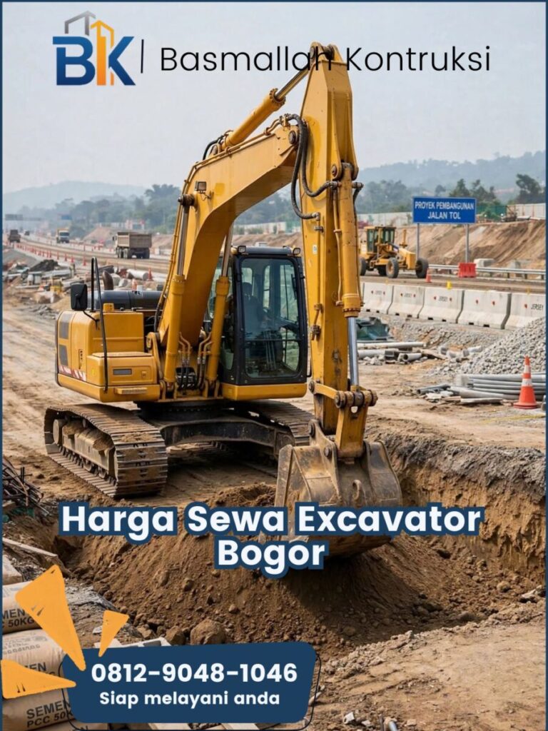 Harga Sewa Excavator Bogor