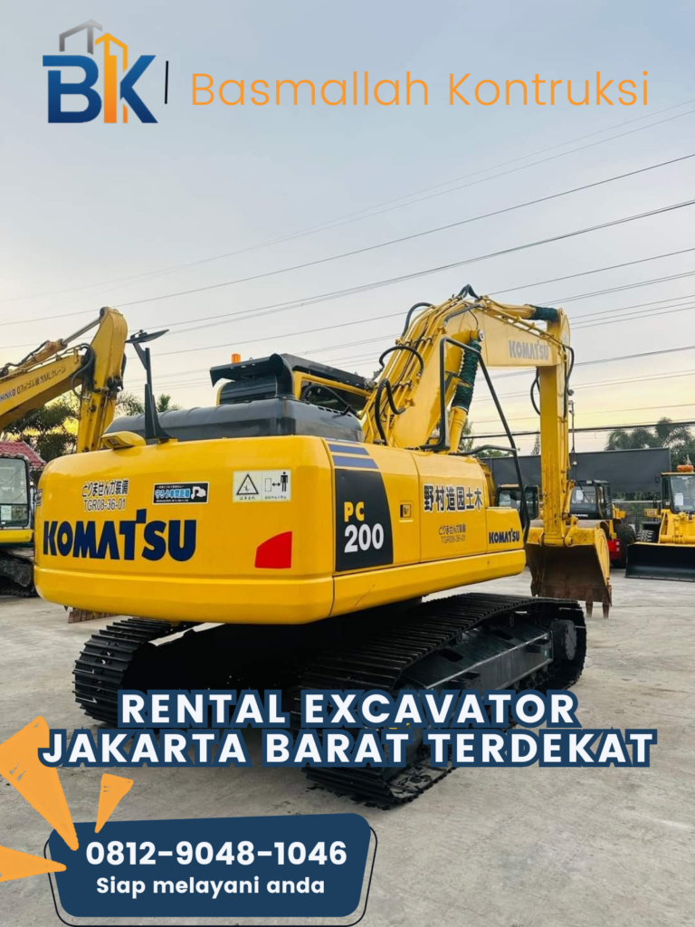 Rental Excavator Jakarta Barat