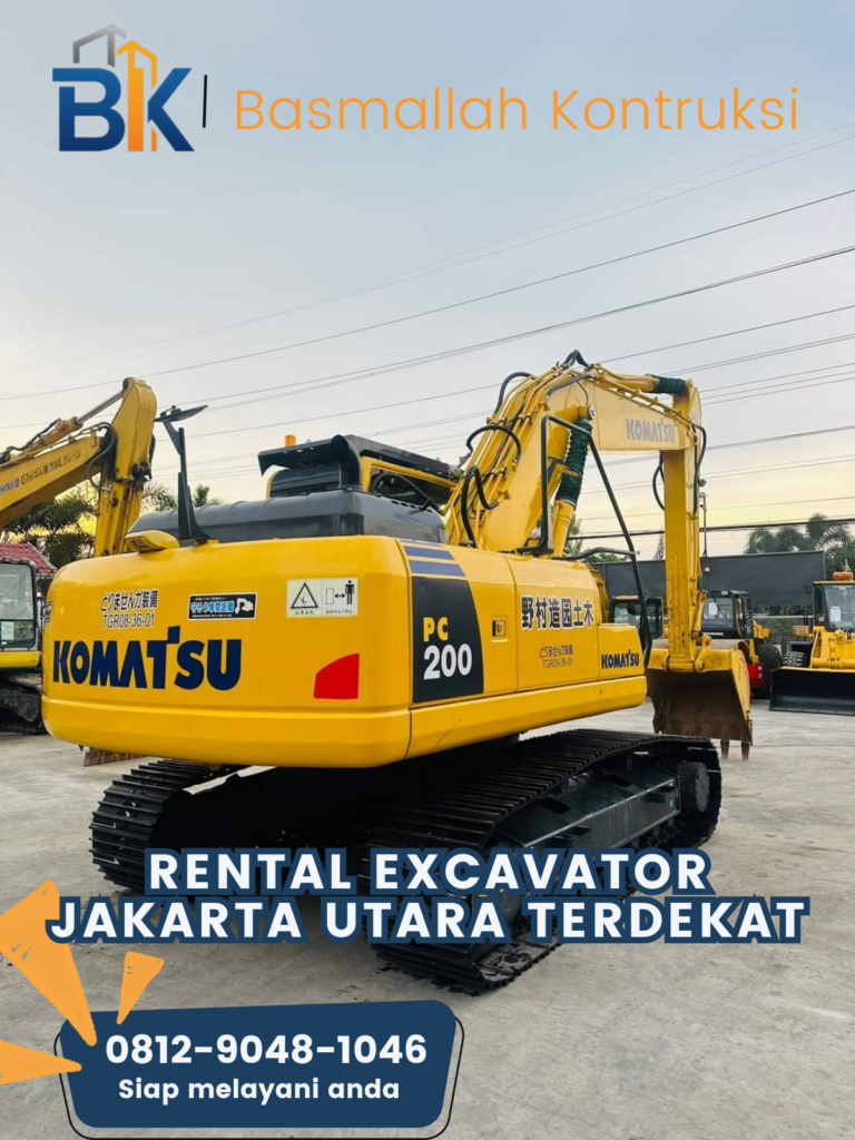 Rental Excavator Jakarta Utara Terdekat