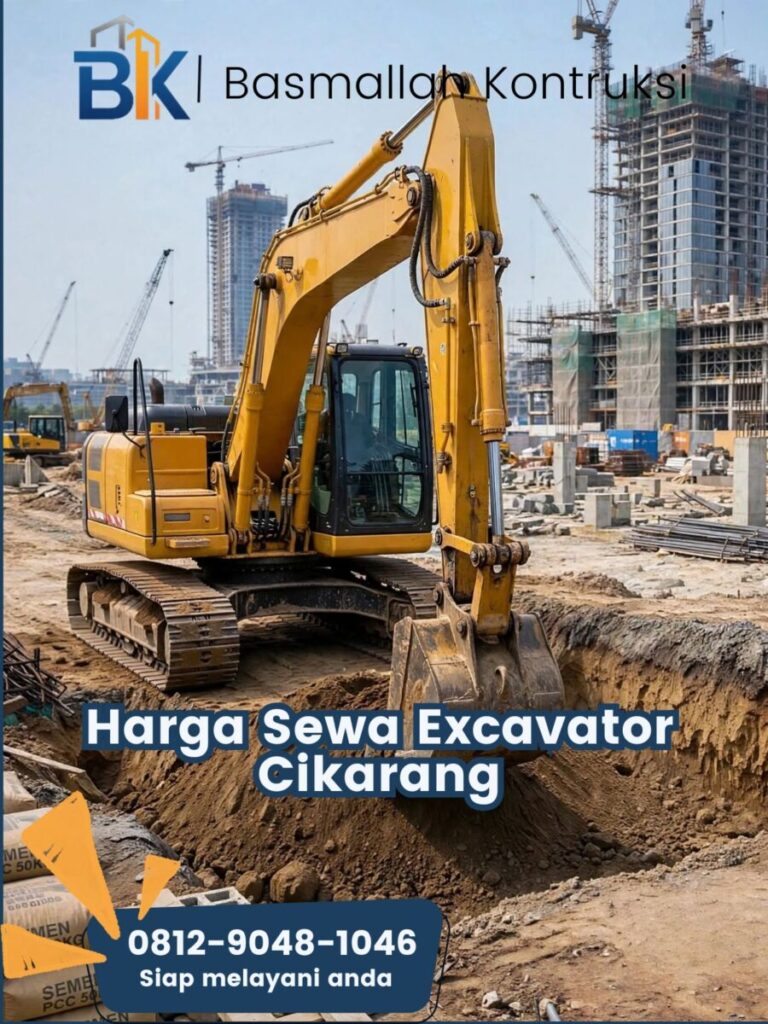 Harga Sewa Excavator Cikarang