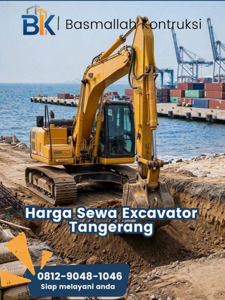 Harga Sewa Excavator Tangerang