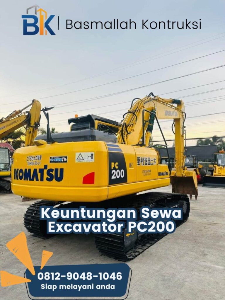 Keuntungan Sewa Excavator PC200