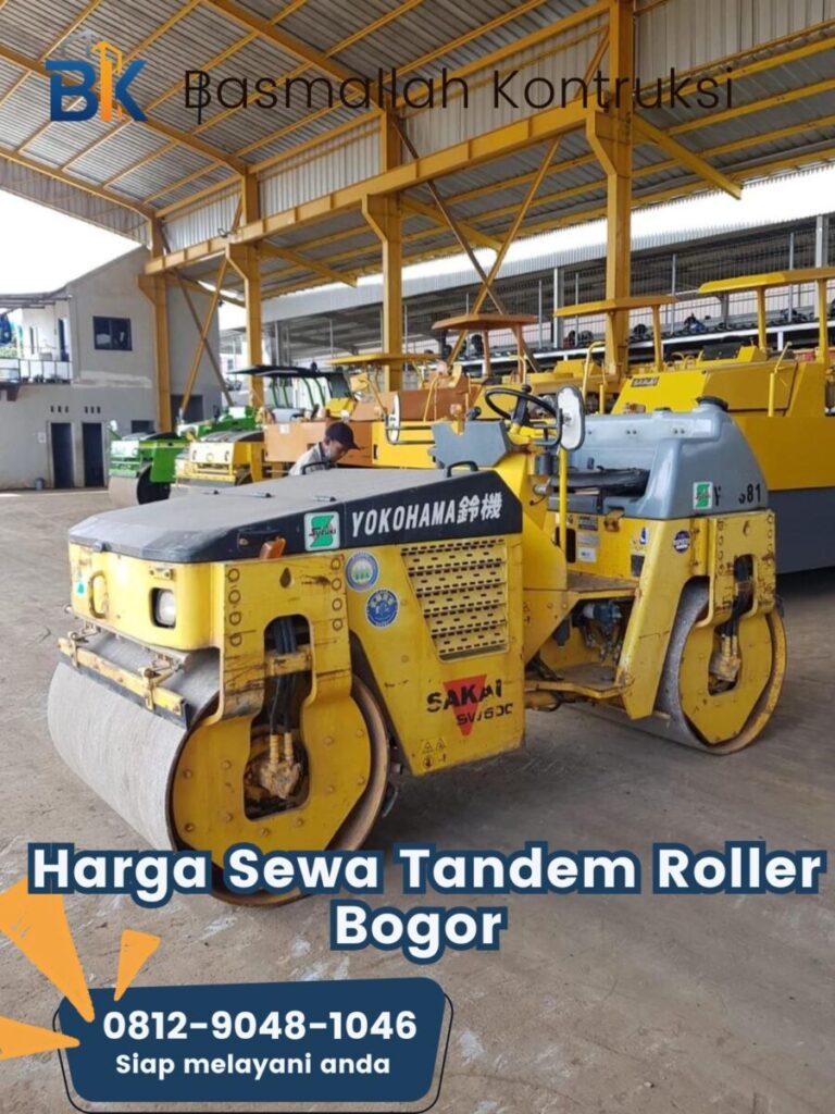 Harga Sewa Tandem Roller Bogor